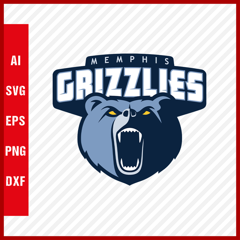 NBA Memphis Grizzlies Logo Svg Cut Files Basketball Clipart