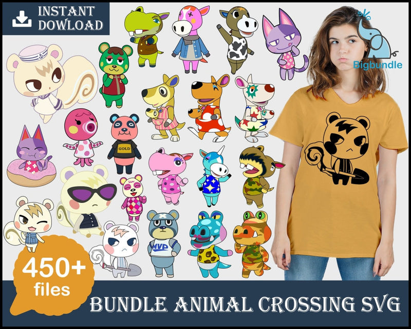 1000+ Animal crossing SVG vectors, Bundle animal crossing svg