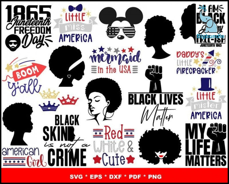 1000+ BLACK LIVES MATTER SVG MEGA BUNDLE 1.0