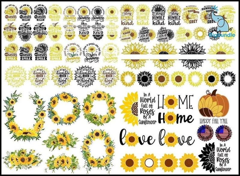 1000+ Flowers Svg Bundle, Sun Flowers Svg bundle