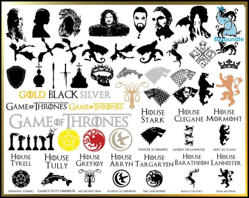 1000+ Game Of Thrones svg, Game Of Thrones Big Bundle svg