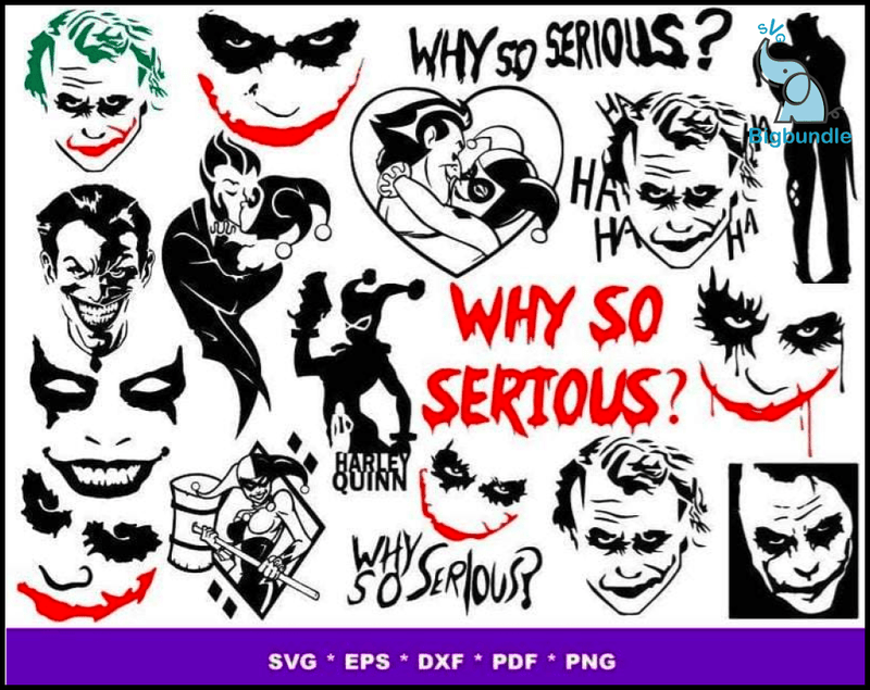 1000+ Joker New bundle SVG, DXF,PNG, Clipart, Cricut , Bundle svg, eps, png, dxf