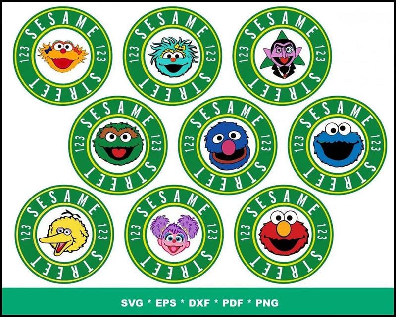 1000+ Sesame street svg designs, Fun Disney bundle, Disney svg bundle, Sesame street vg and for cricut files, Sesame street Svg clipart