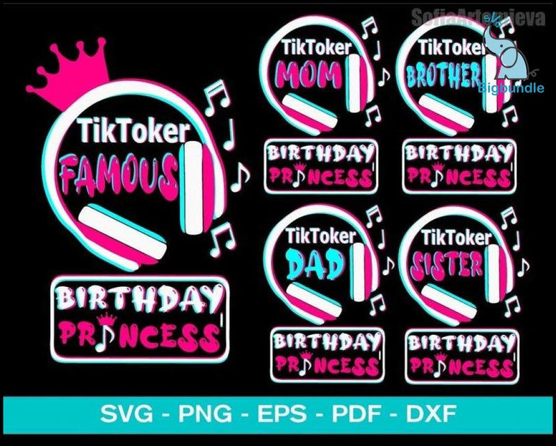 1100+ TikTok Svg Bundle 3.0, Bundle svg, eps, png, dxf