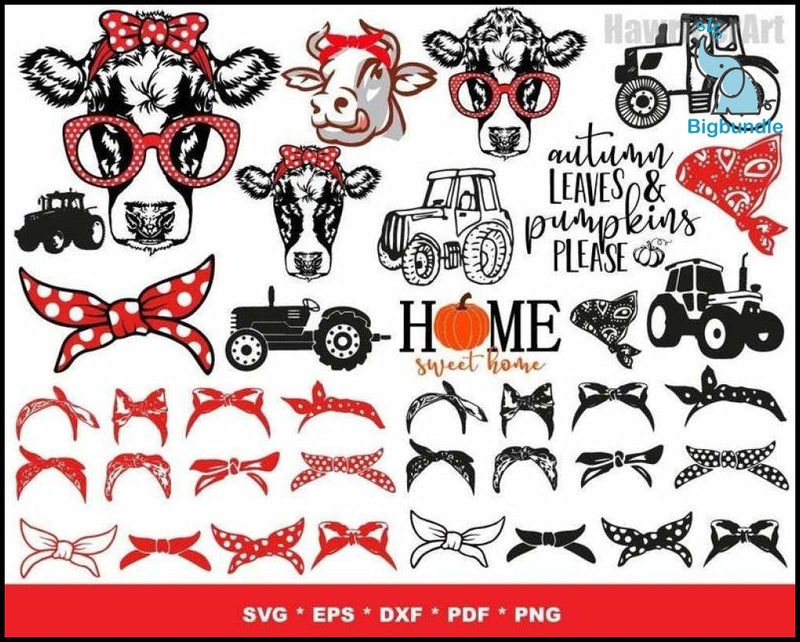 1200+ Farm SVG Bundle 1.0 Digital Dowload, Bundle svg, eps, png, dxf