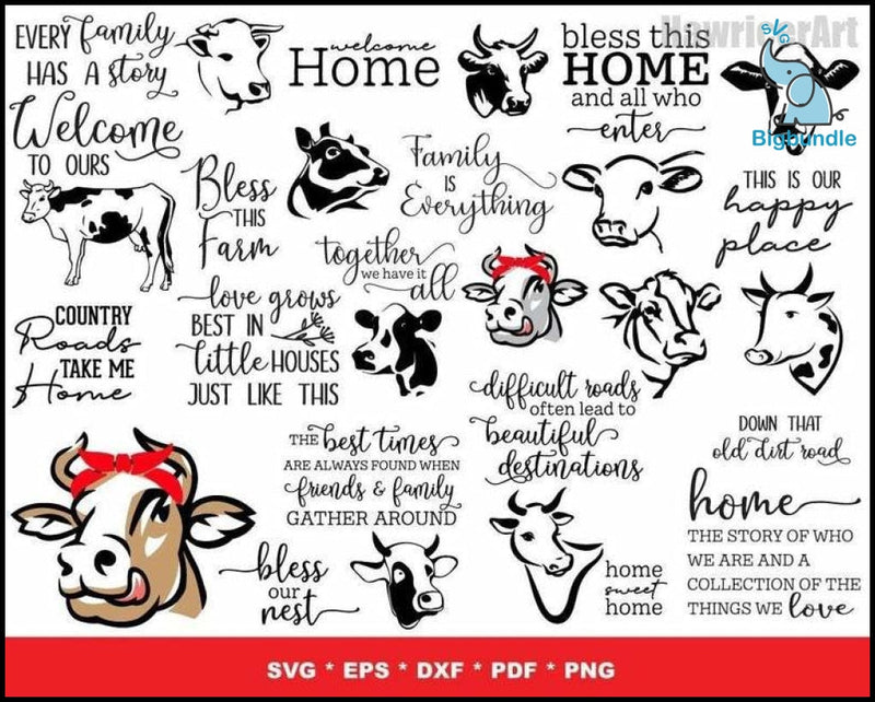 1200+ Farm SVG Bundle 1.0 Digital Dowload, Bundle svg, eps, png, dxf