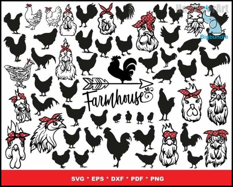 1200+ Farm SVG Bundle 1.0 Digital Dowload, Bundle svg, eps, png, dxf