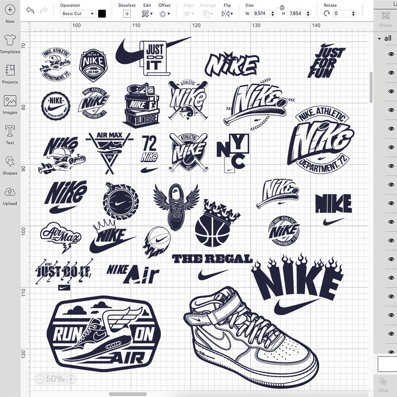 Custom Nike Logo SVG, Nike Cricut Designs, Nike Logo SVG Cut files, Nike Logo vector files