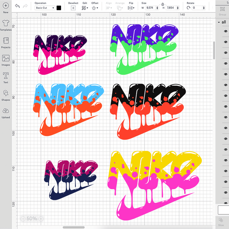 Swoosh Logo Layered SVG, Nike logo Cricut file, Nike logo PNG, Nike logo PNG vector files