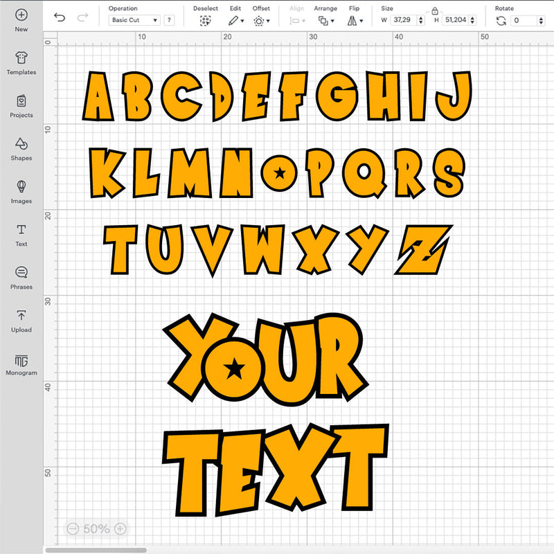 Dragon Ball Font SVG, Dragon Ball Alphabet SVG, Dragon Ball Letters SVG