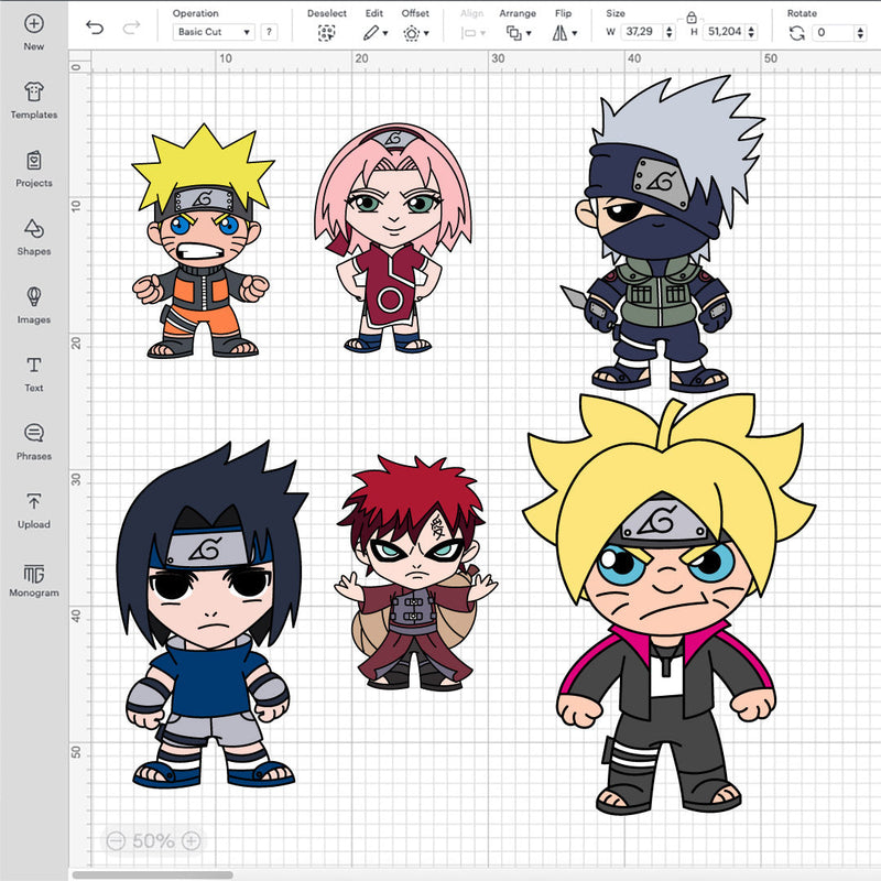 Baby Naruto SVG Bundle, Baby Naruto PNG Transparent, Naruto Clipart, Naruto Cricut Designs