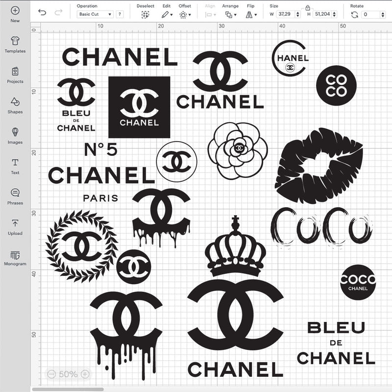 Coco Chanel Logo SVG, Chanel Logo PNG, Chanel SVG For Cricut, Chanel Logo Transparent, Chanel Logo Drip