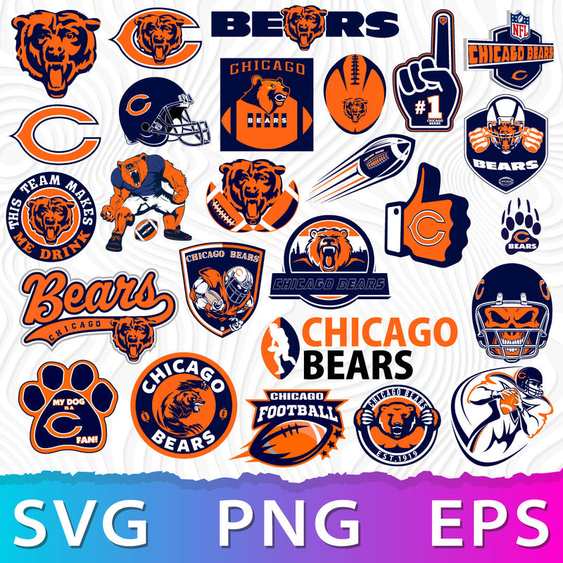 Chicago Bears SVG Bundle