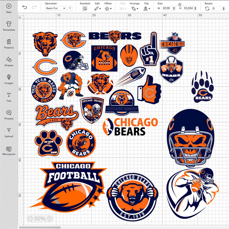 Chicago Bears SVG Bundle