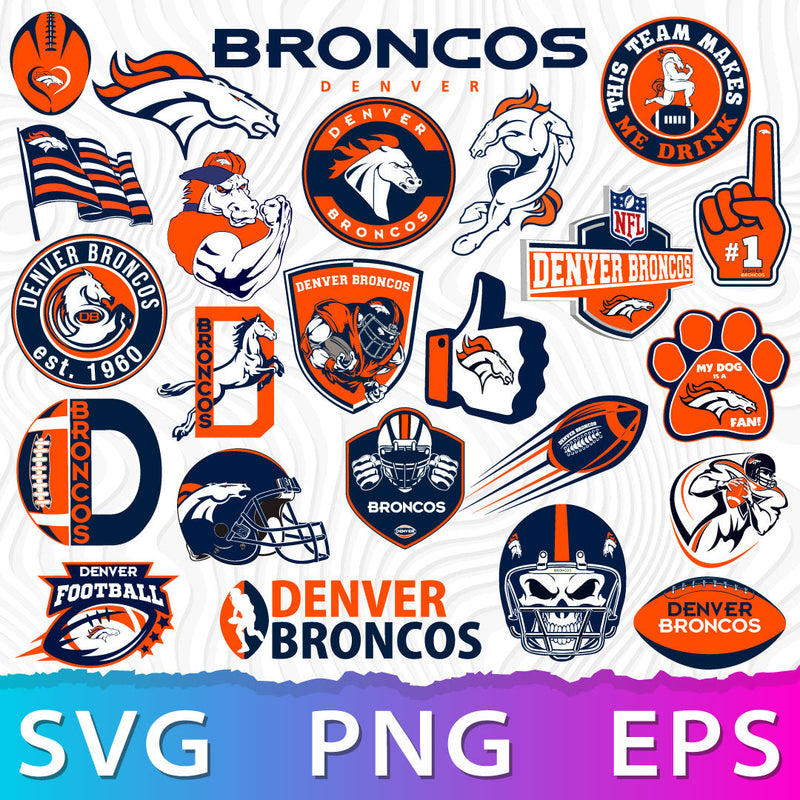 Denver Broncos SVG Bundle