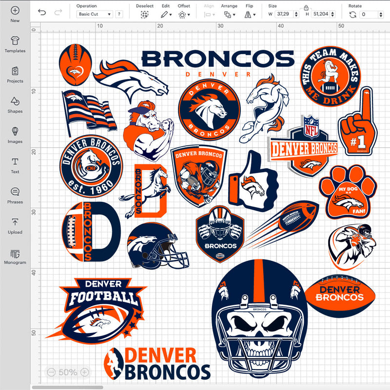 Denver Broncos SVG Bundle