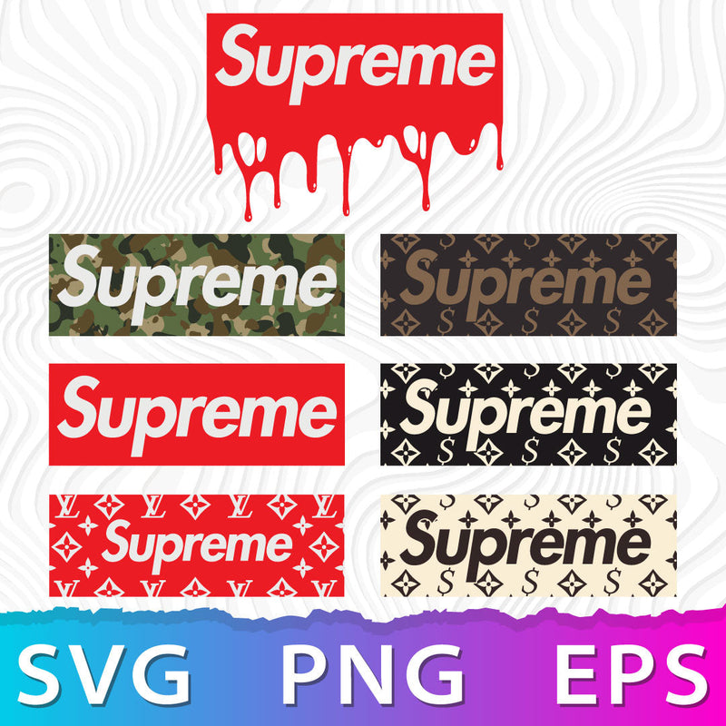 Supreme Logo SVG, Supreme PNG, LV Supreme Logo, Supreme Symbol, Supreme Logo Transparent