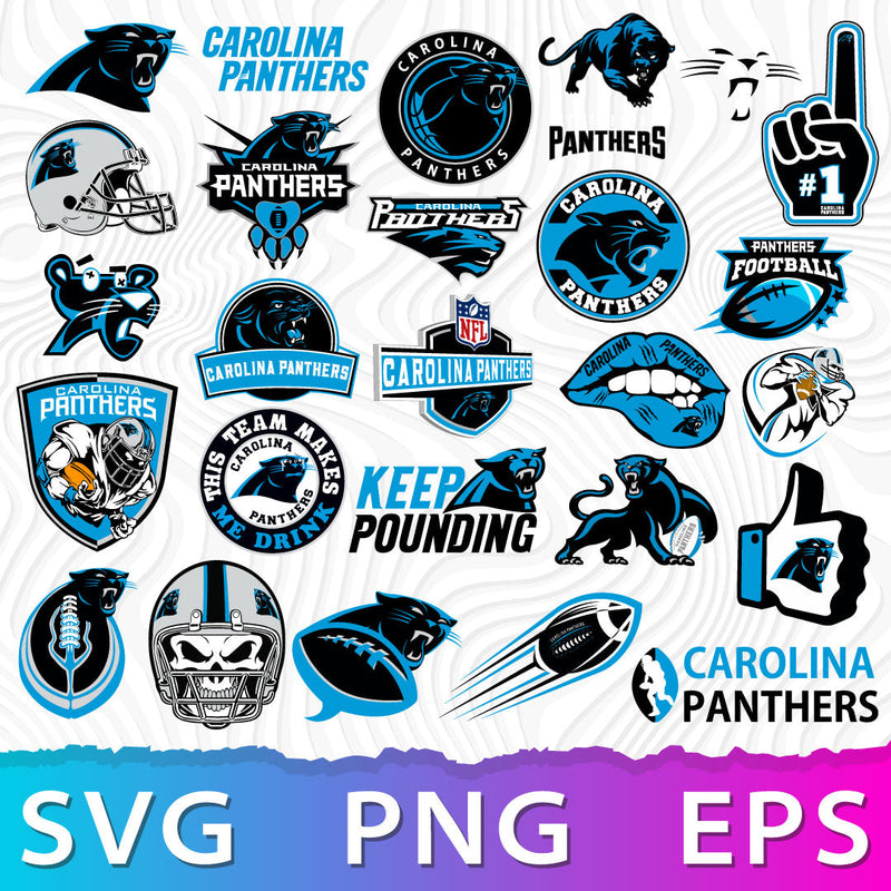 Carolina Panthers SVG Bundle