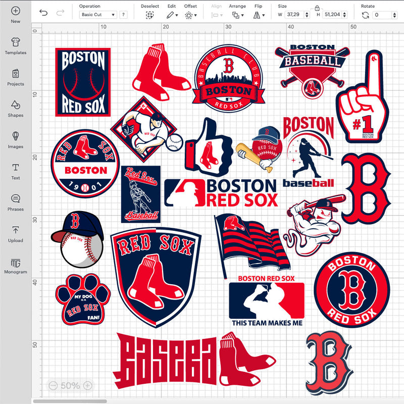 Boston Red Sox SVG Bundle