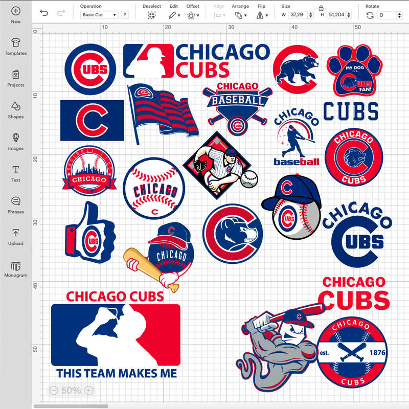 Chicago Cubs SVG Bundle