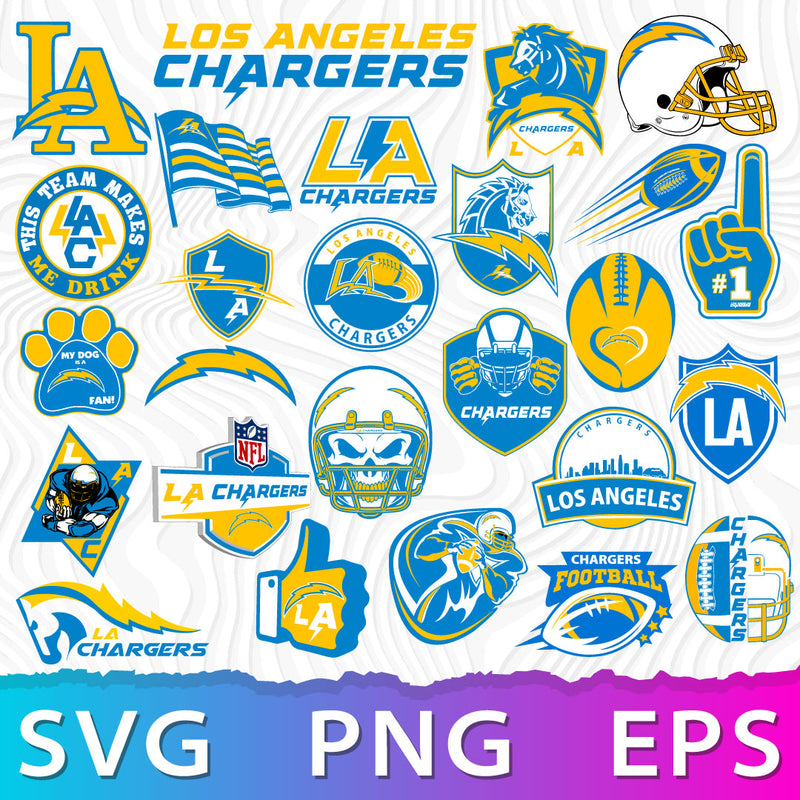 Los Angeles Chargers Logo SVG, LA Chargers PNG, LA Chargers Logo Transparent