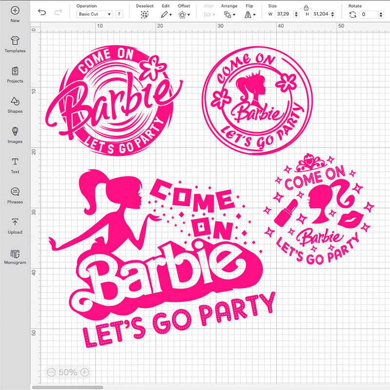 Barbie Party SVG, Barbie Logo PNG, Barbie SVG Cricut, Barbie PNG Transparent