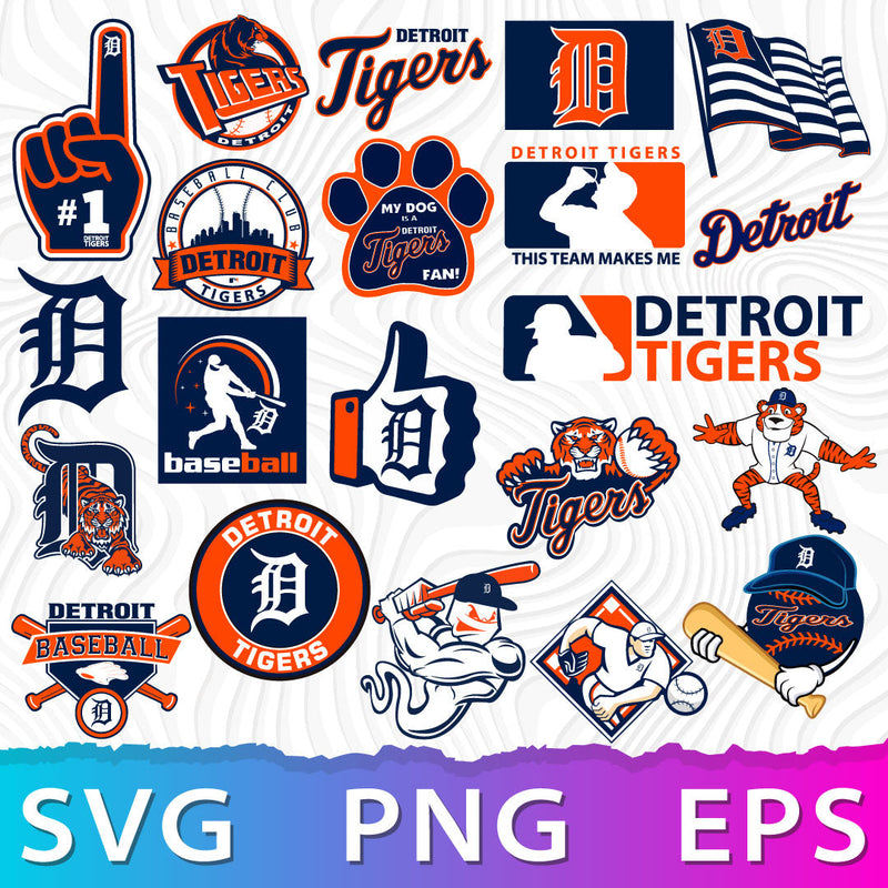 Detroit Tigers SVG Bundle