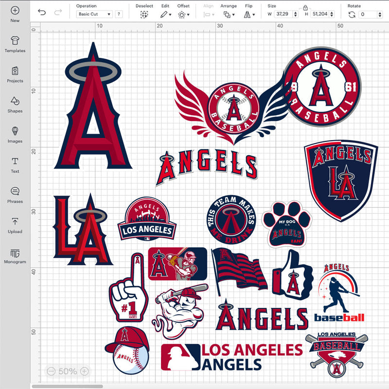Los Angeles Angels Logo SVG, LA Angels Logo PNG, Angels Logo Transparent