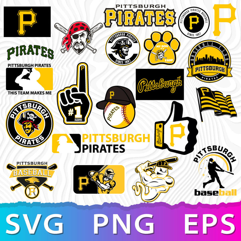Pittsburgh Pirates Logo SVG, Baseball Pirates Logo, Pittsburgh Pirates PNG, Pirates Emblem