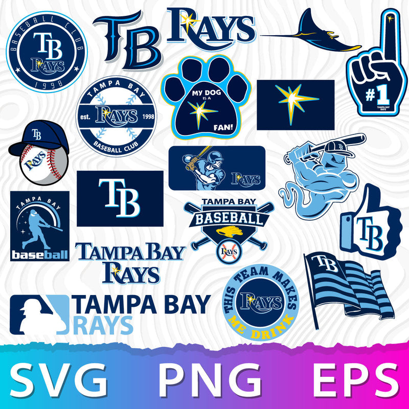 Tampa Bay Rays Logo SVG, Rays Logo PNG, Tampa Bay Rays Symbol, Rays Emblem