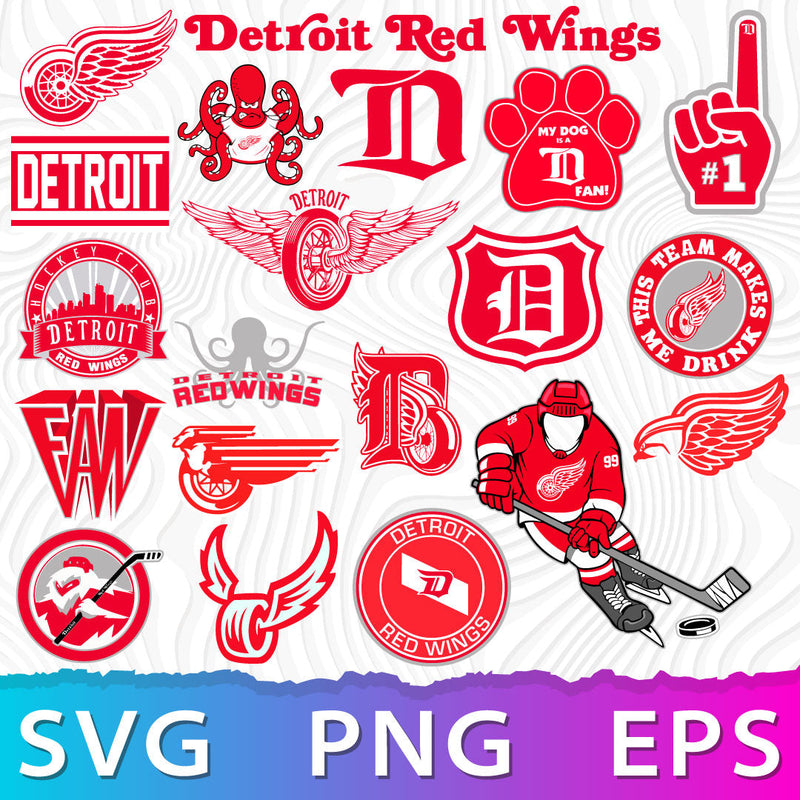 Detroit Red Wings Logo SVG, Red Wings PNG, Red Wings Detroit, Detroit Red Wings Logo Vector