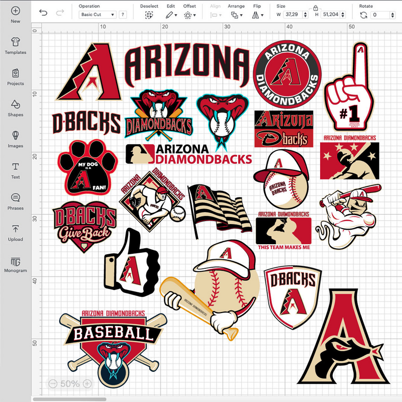 Arizona Diamondbacks SVG Bundle