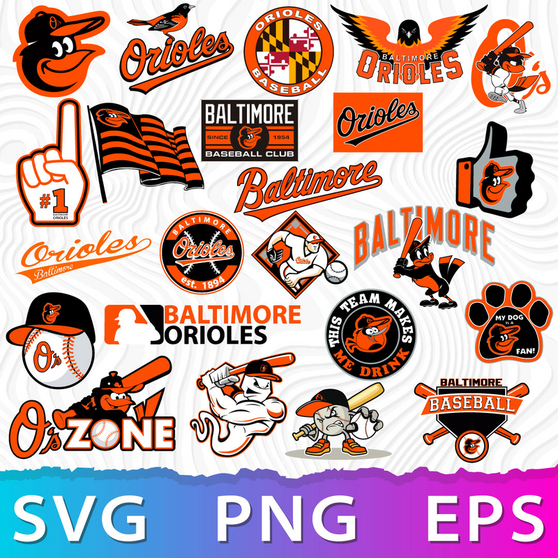 Baltimore Orioles SVG Bundle