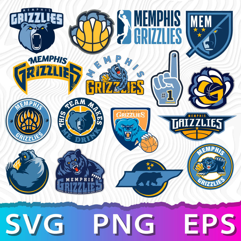 Memphis Grizzlies Logo SVG, Grizzlies Basketball PNG, Memphis Grizzlies Symbol, NBA Grizzlies Logo Transparent