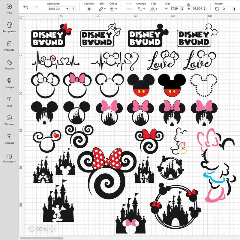 Minnie SVG, Mickey Head SVG, Mickey Face SVG, Mickey Mouse Cricut SVG, Minnie Silhouette SVG