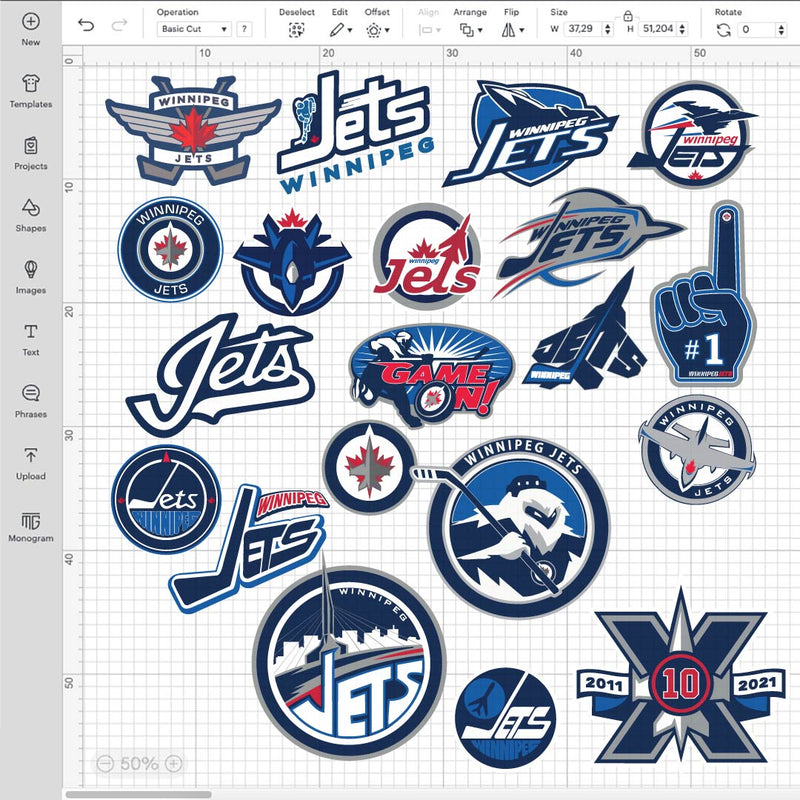 Winnipeg Jets Logo SVG, Winnipeg Jets PNG, Winnipeg Jets Symbol, Fighter Jet SVG