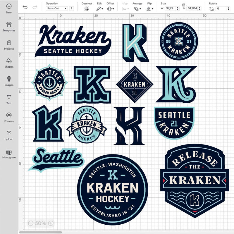 Seattle Kraken Logo Svg, Kraken Logo, Kraken Logo Png, Seattle Kraken Logo Png, Seattle Kraken Transparent Logo