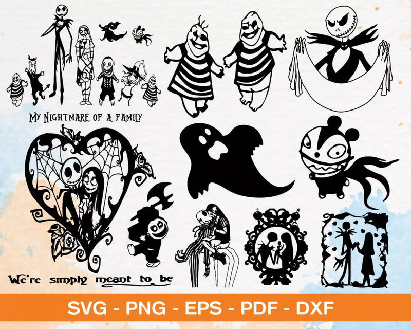 Jack Skellington SVG, Nightmare Before Christmas SVG, Before Christmas Cricut Designs, Halloween SVG