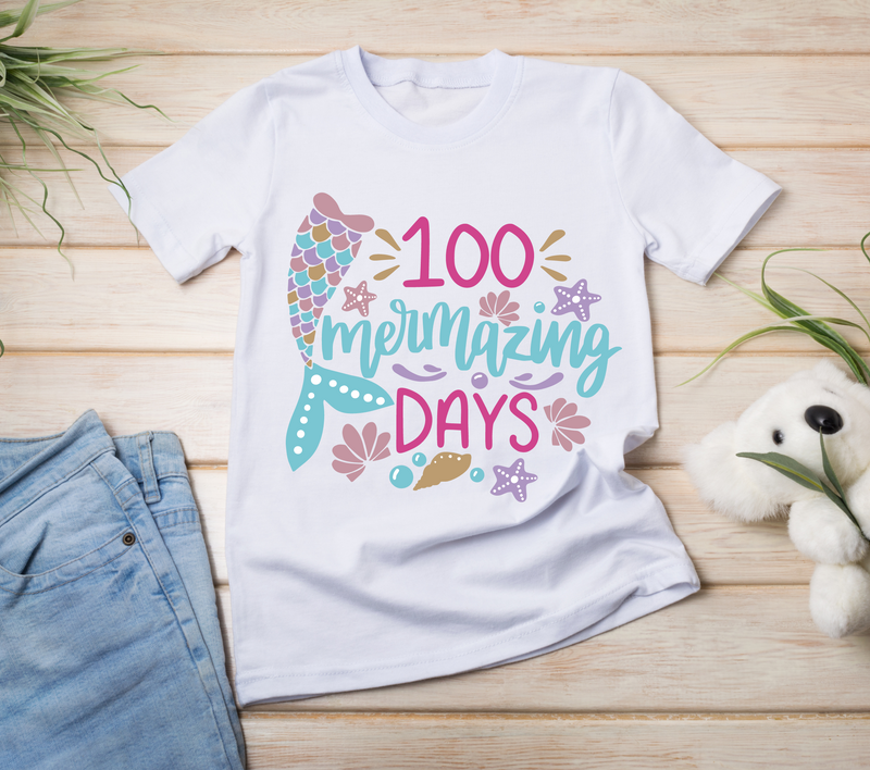 100 Mermazing Days of School SVG