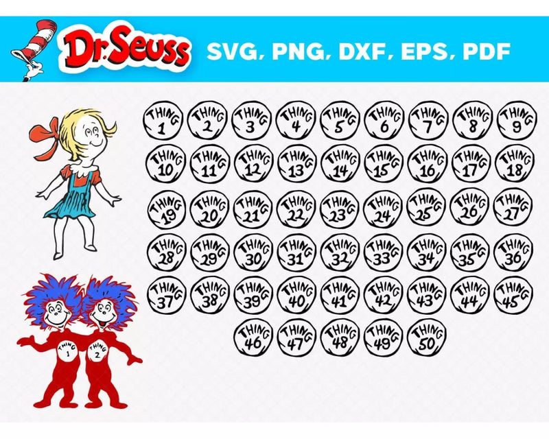 Dr Seuss SVG, Dr Seuss SVG For Cricut & Silhouette, Dr Seuss PNG Transparent, Dr Seuss Clipart