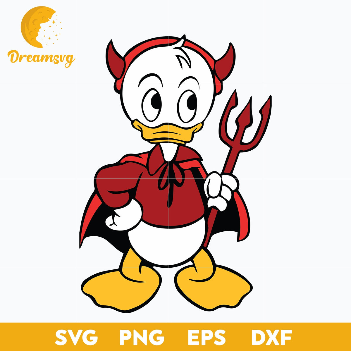 Donald Duck Halloween Svg, Donald Duck Svg, Halloween Svg, png, dxf, e