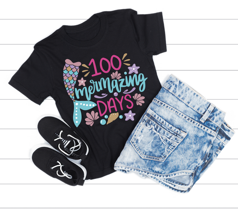 100 Mermazing Days of School SVG