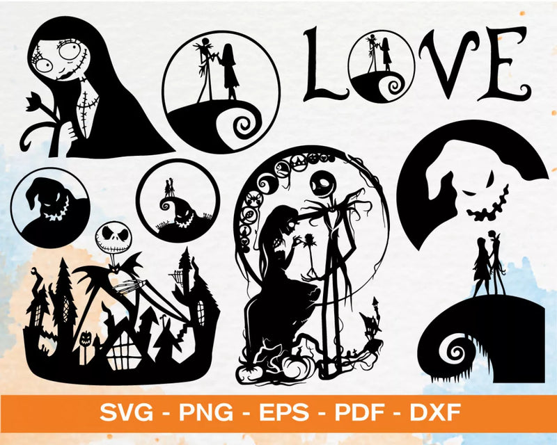 Jack Skellington SVG, Nightmare Before Christmas SVG, Before Christmas Cricut Designs, Halloween SVG