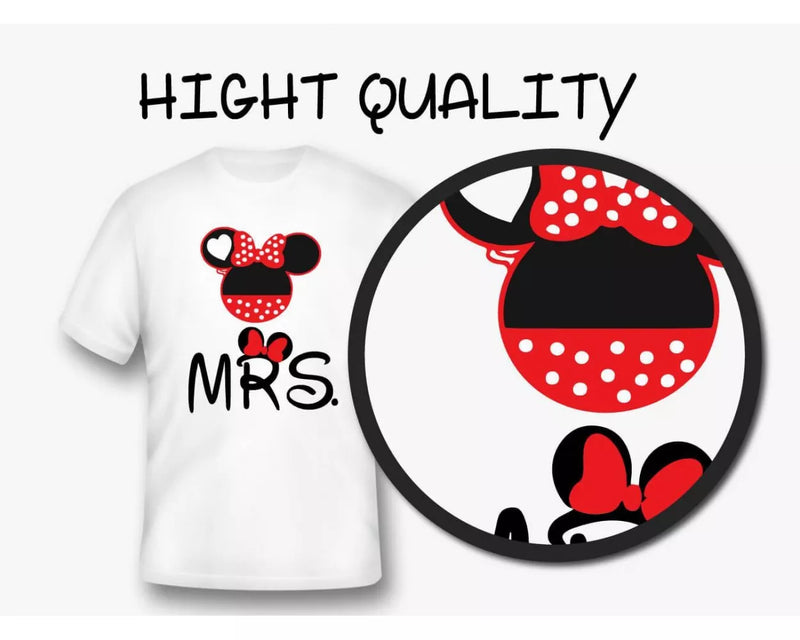 Mickey Wedding SVG, Mickey And Minnie Just Married SVG Files For Cricut, Disney Just Married PNG Transparent