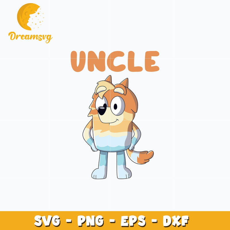 Bluey uncle Radley svg