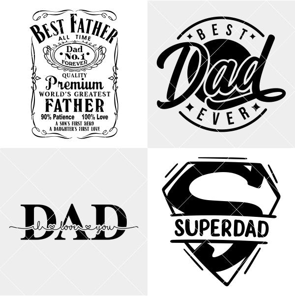 Father’s Day Bundle Svg, Dad Life Svg, Father’s Day Svg, Best Dad Svg, Cricut, Silhouette Vector Cut File