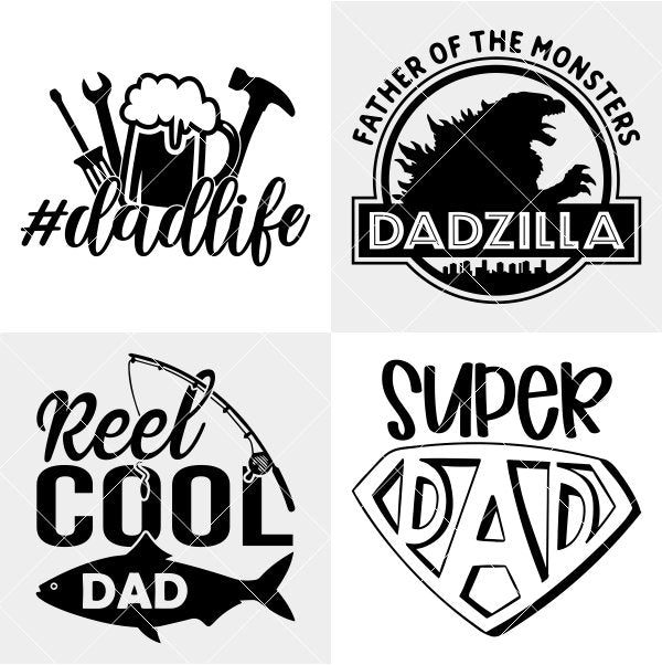 Father’s Day Bundle Svg, Dad Life Svg, Father’s Day Svg, Best Dad Svg, Cricut, Silhouette Vector Cut File