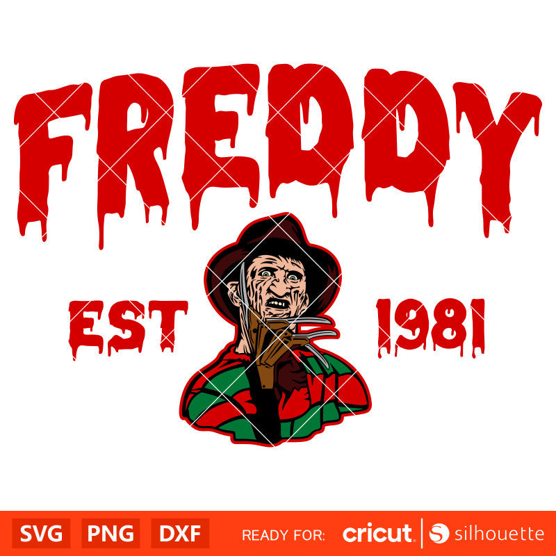 Freddy Svg, Never Sleep Again Svg, Nightmare on Elm Street Svg, Horror Movie Halloween Svg, Cricut, Silhouette Vector Cut File