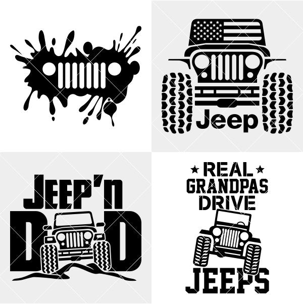 Jeep Svg Bundle, Jeep Svg, Jeep Mama Svg, Jeep Dad Svg, Cricut, Silhouette Cut Files