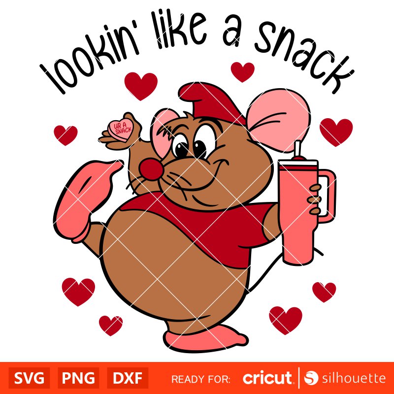 Lookin’ Like a Snack Gus Heart&nbsp;Svg, Love Svg, Valentine’s Day Svg, Disney Svg, Cricut, Silhouette Vector Cut File